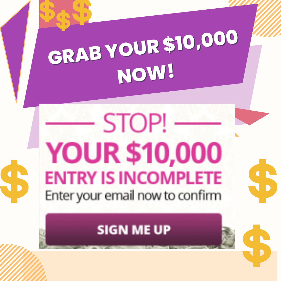 A $10,000 no brainer grab it! Giveaway
