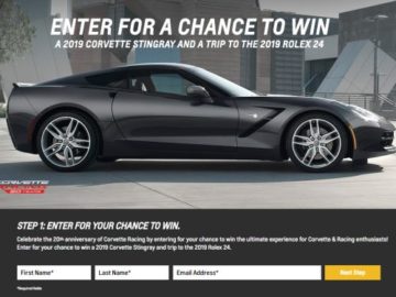 Corvette Racing Giveaway