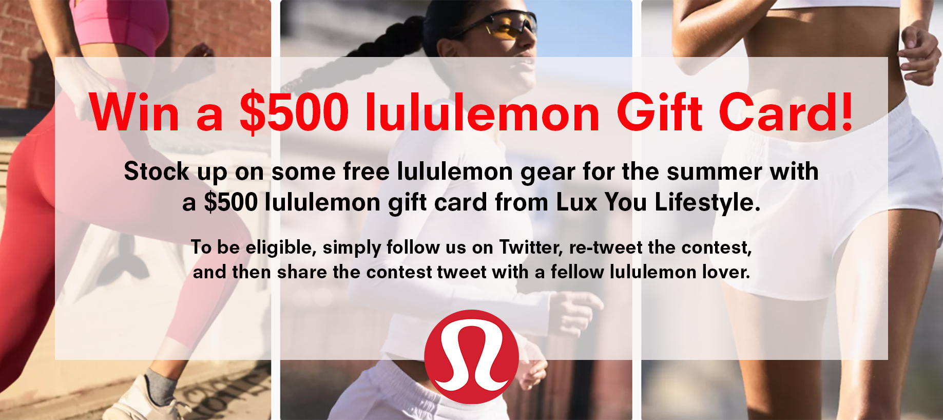$500 lululemon gift card Giveaway