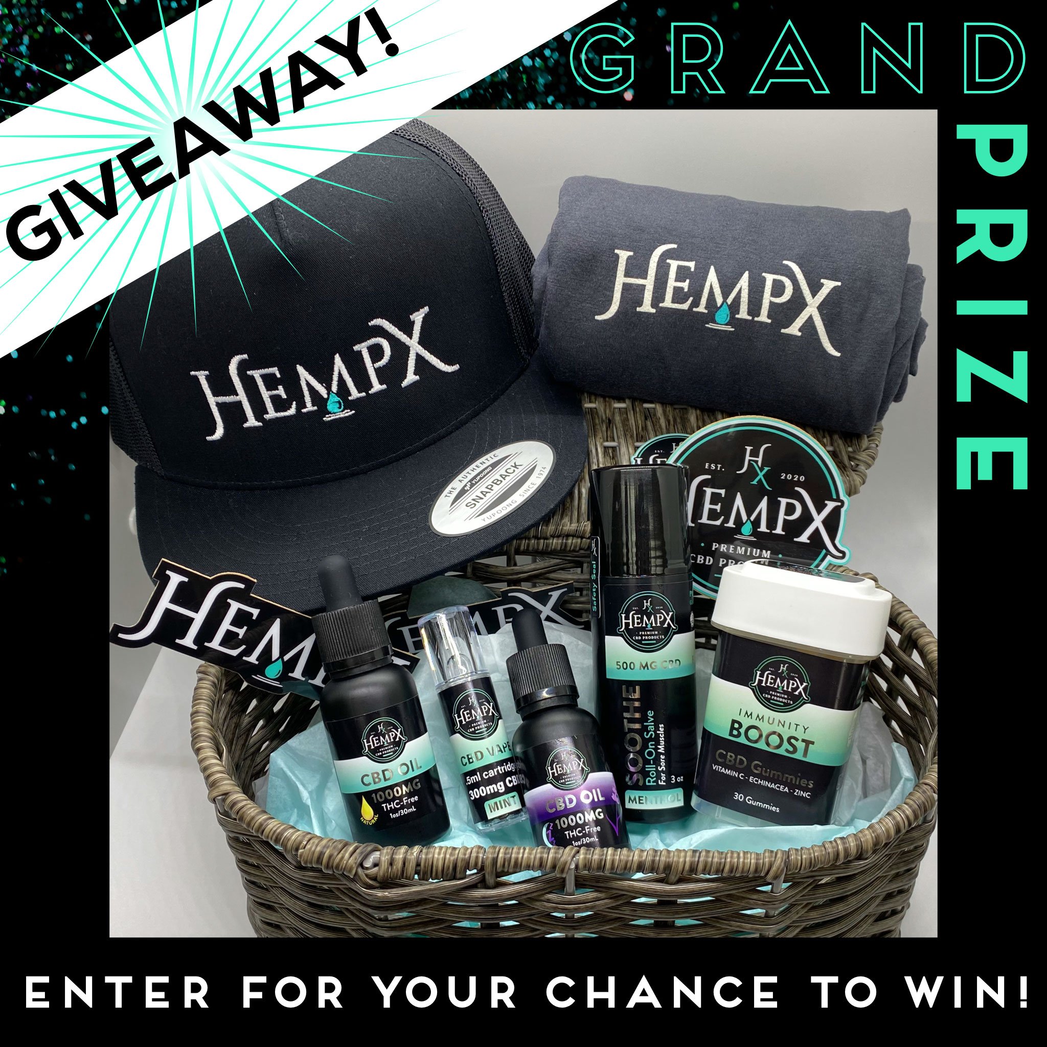 Win over 500$ in HempX Premium CBD Products Giveaway