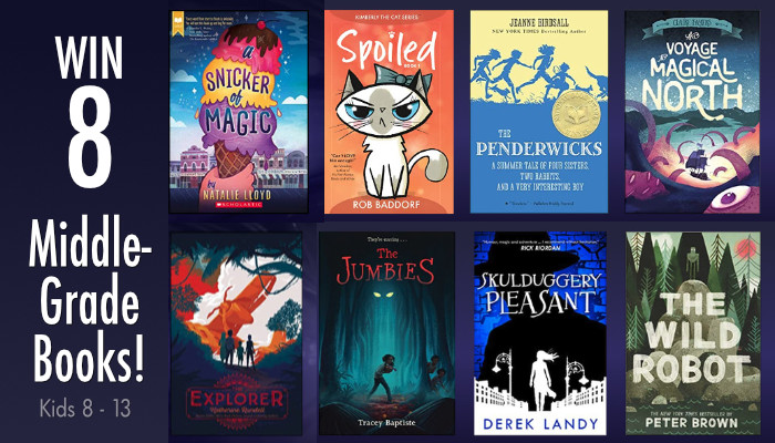 8 MIddle-Grade Books! Giveaway
