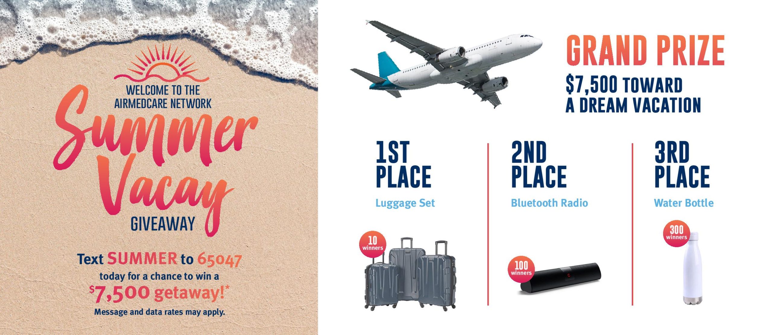 win $7,500 for a getaway Giveaway