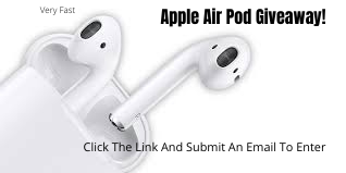 Brand New Apple Air Pods Giveaway