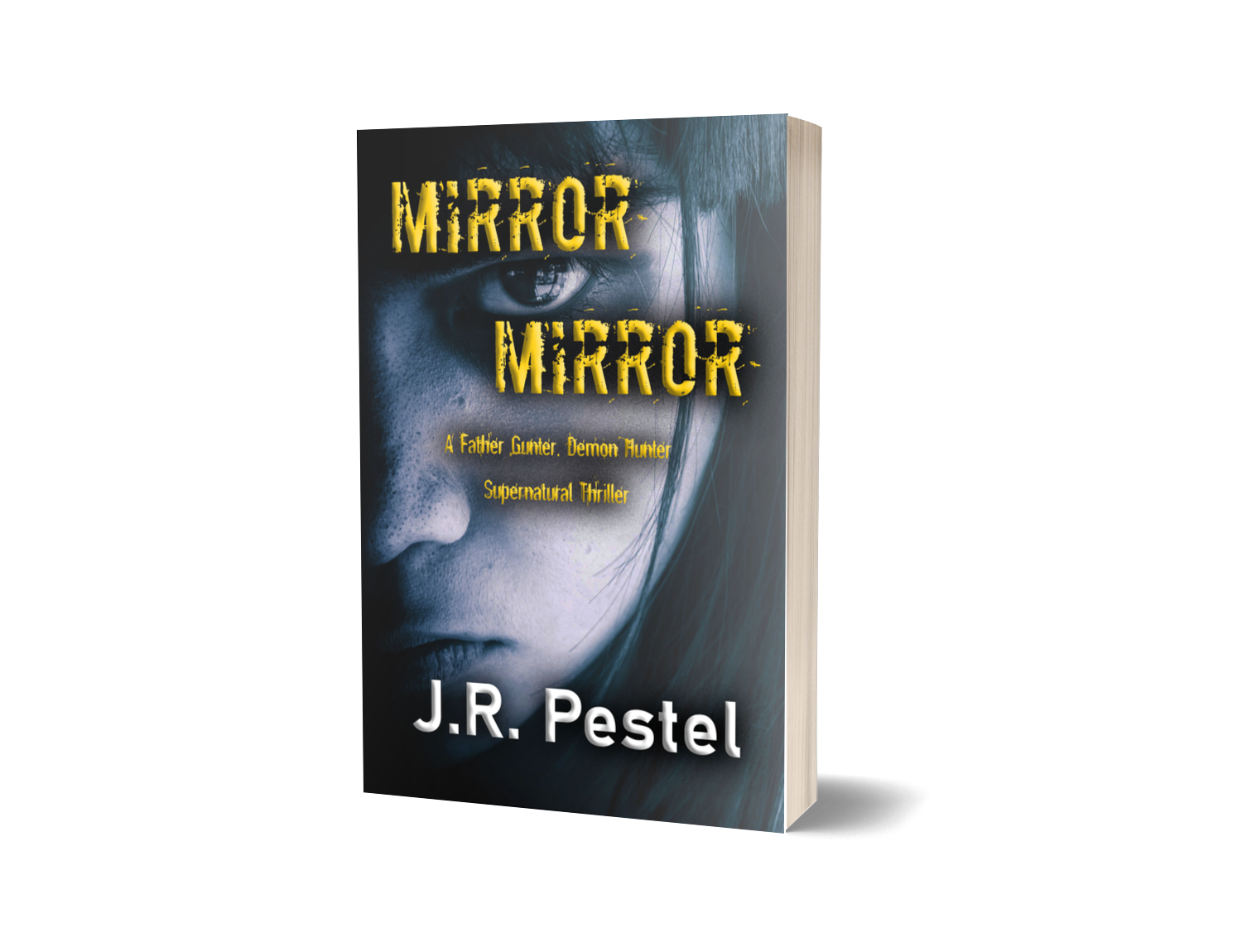 Paperback copy of “Mirror, Mirror” – 7th book in the “Father Gunter, Demon Hunter” supernatural thriller series signed by the author Giveaway