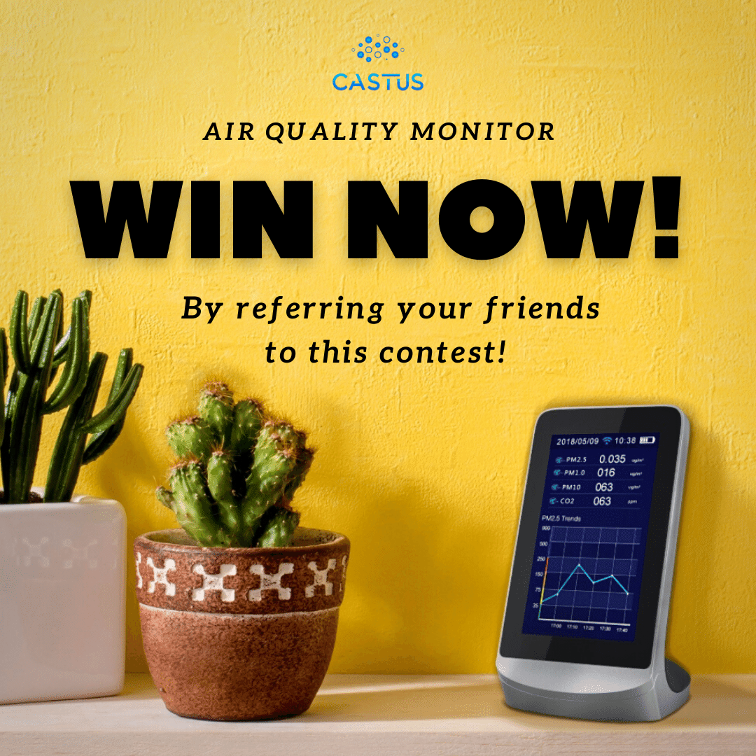 Castus Air Quality Monitor Giveaway