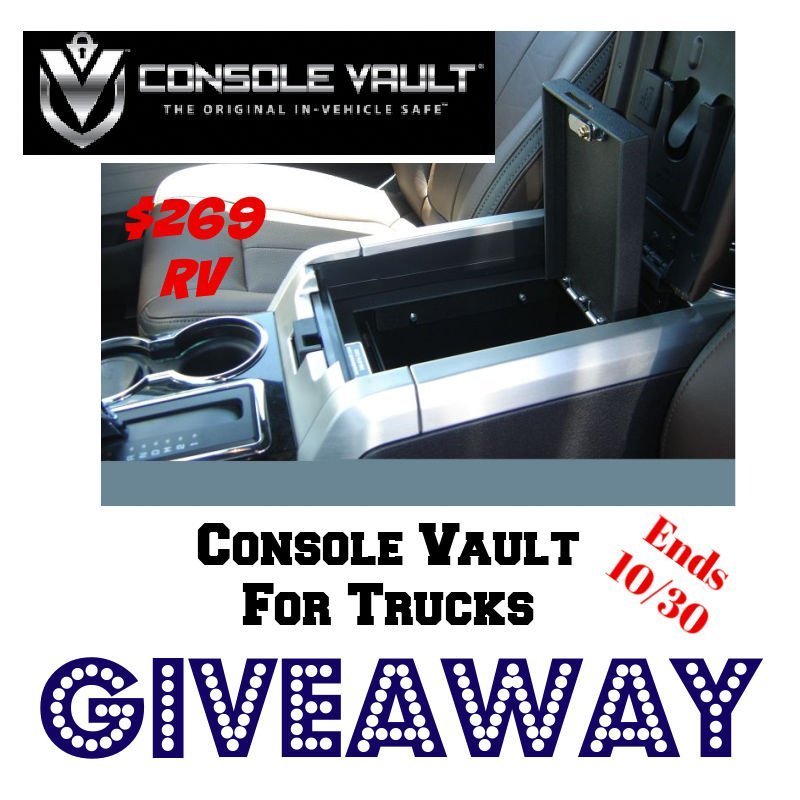 Console Vault For Trucks Giveaway
