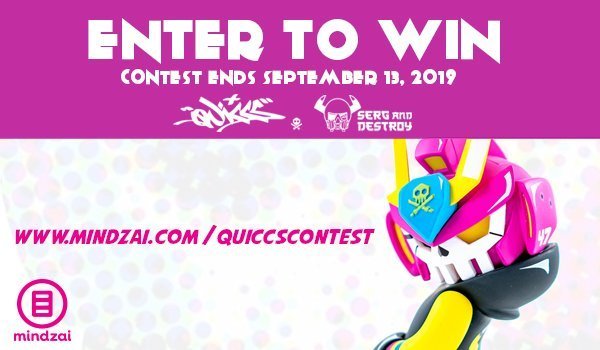 Win a limited Pirateq-47 Art Toy Figure by Quiccs x SergAndDestroy Giveaway