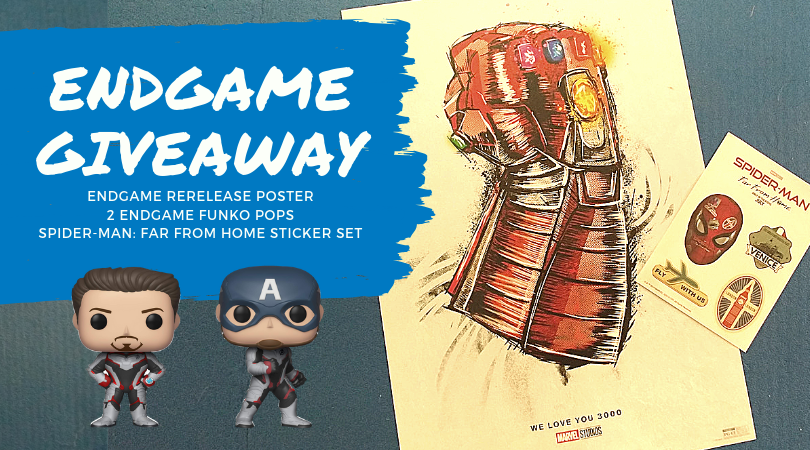 Avengers: Endgame – Poster, 2 Funko Pop!, Spider-Man:FFH Stickers Giveaway