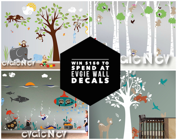 $150 Evgie Wall Decals Giveaway