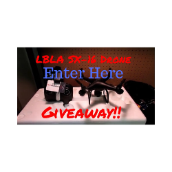 LBLA SX16 Camera Drone Giveaway