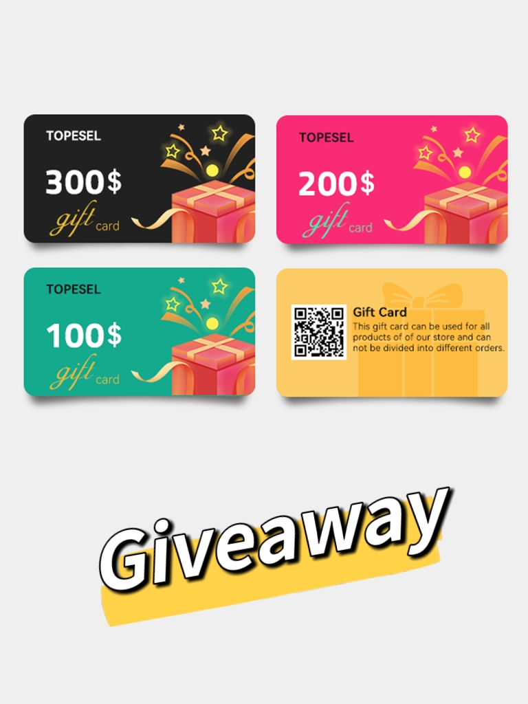 TOPESEL Gift Card Giveaway