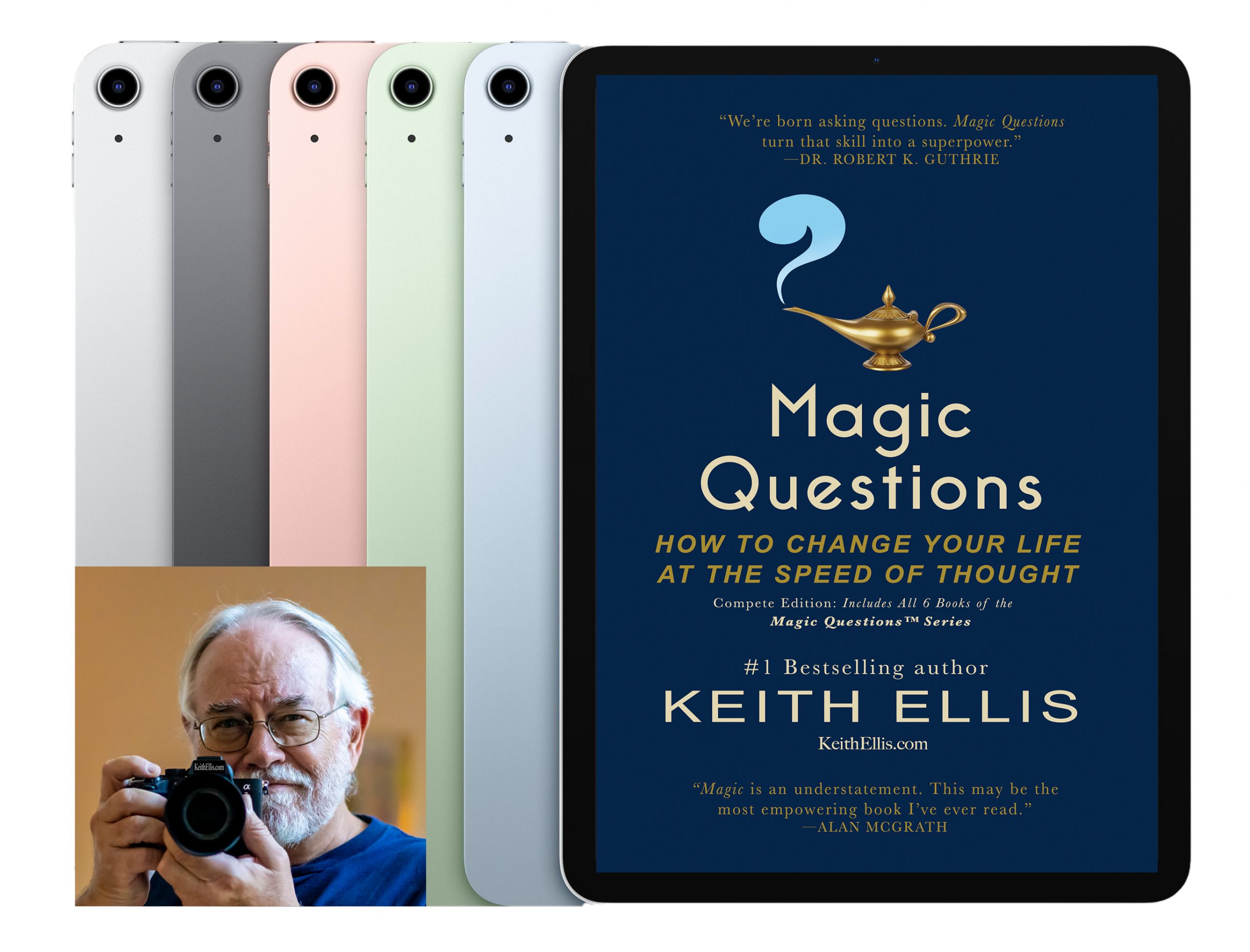 The latest iPad Air preloaded with best-selling books from #1 best-selling author Keith Ellis Giveaway