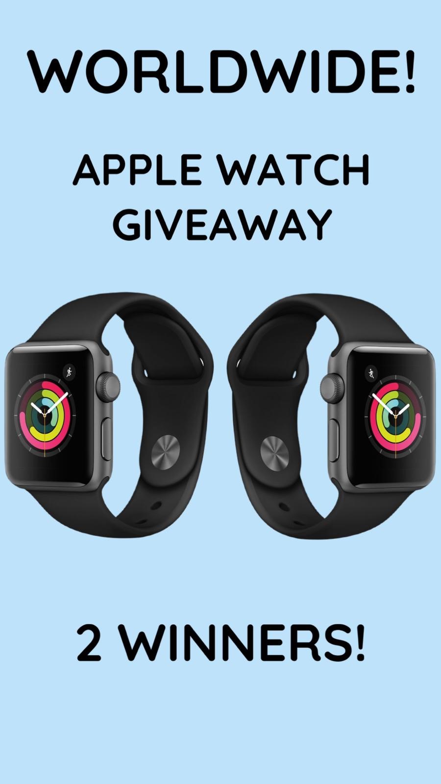 2 Apple Watches Giveaway