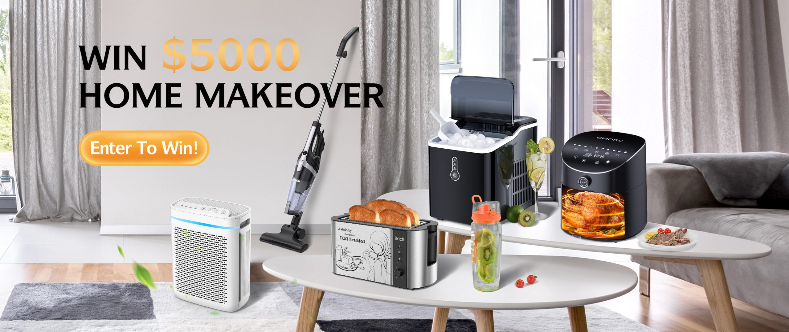 $4500 Home Makeover Cash Giveaway