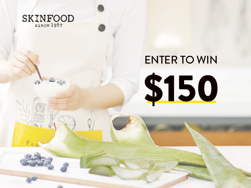 $150 SKINFOOD Sweepstakes