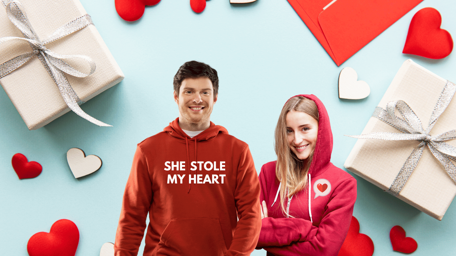 Custom Matching Hoodies for Valentines Day Giveaway