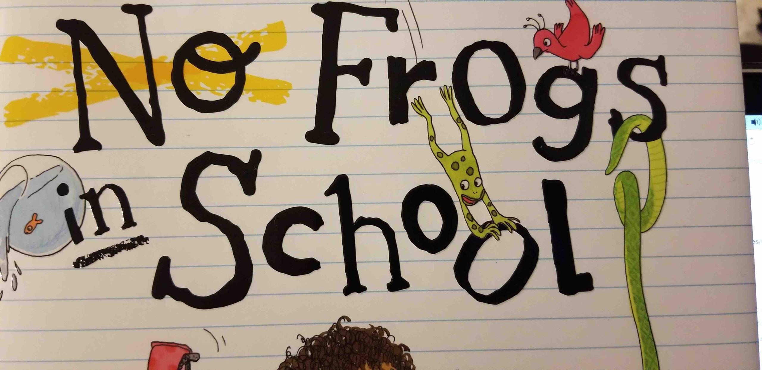 No Frogs in School Book Giveaway