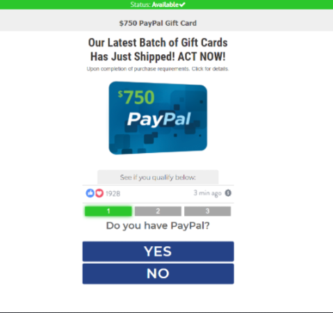 Act Now for a $750 PayPal Gift Card! Giveaway