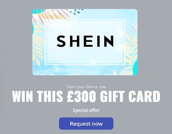 Get a £300 Gift Card for SHEIN! Giveaway