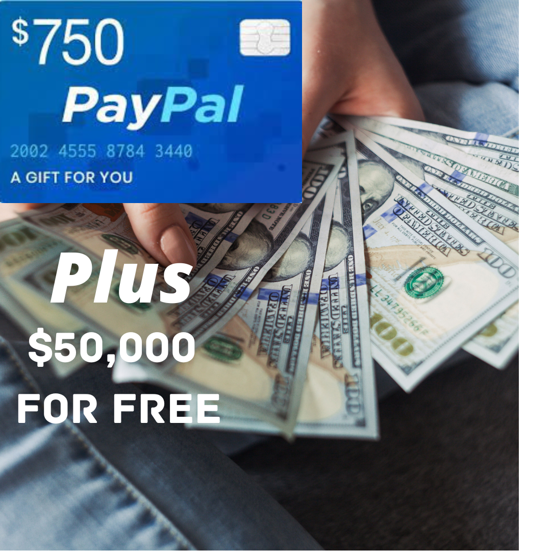 $750 PayPal GIFT CARD AND MORE! Giveaway