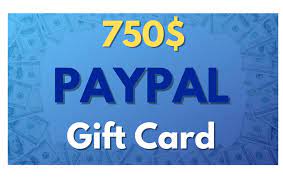 $750 Paypal Gift Card to spend Giveaway