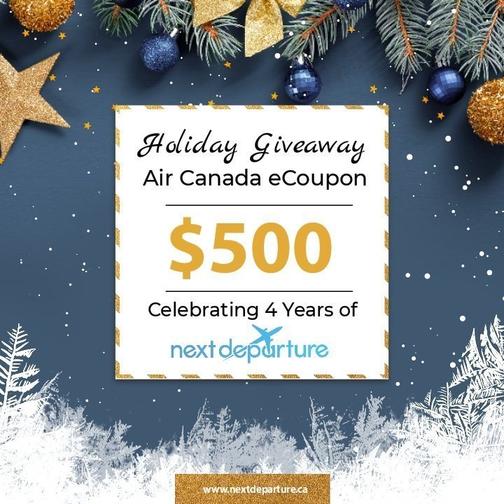 $500 Air Canada eCoupon Giveaway