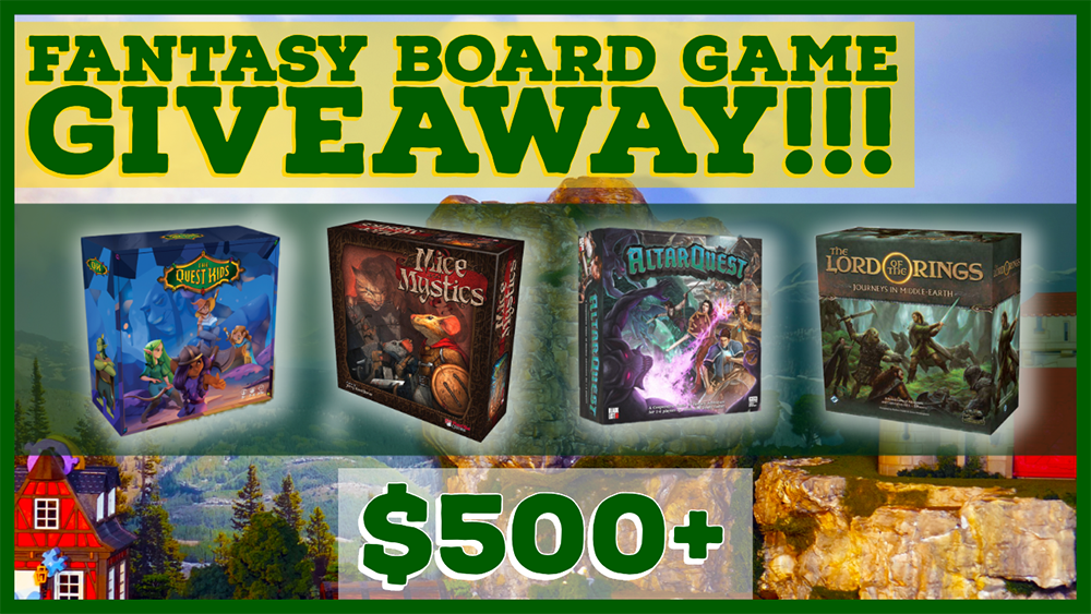 Over $500 in Fantasy Board Games Giveaway