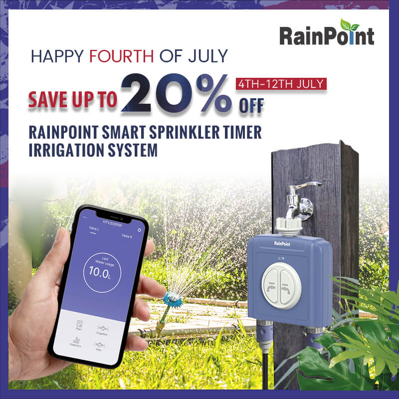 RainPoint Smart Irrigation Controller Giveaway