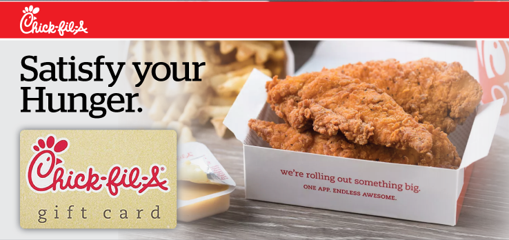 $25 Chick-fil-A® Gift Card Giveaway