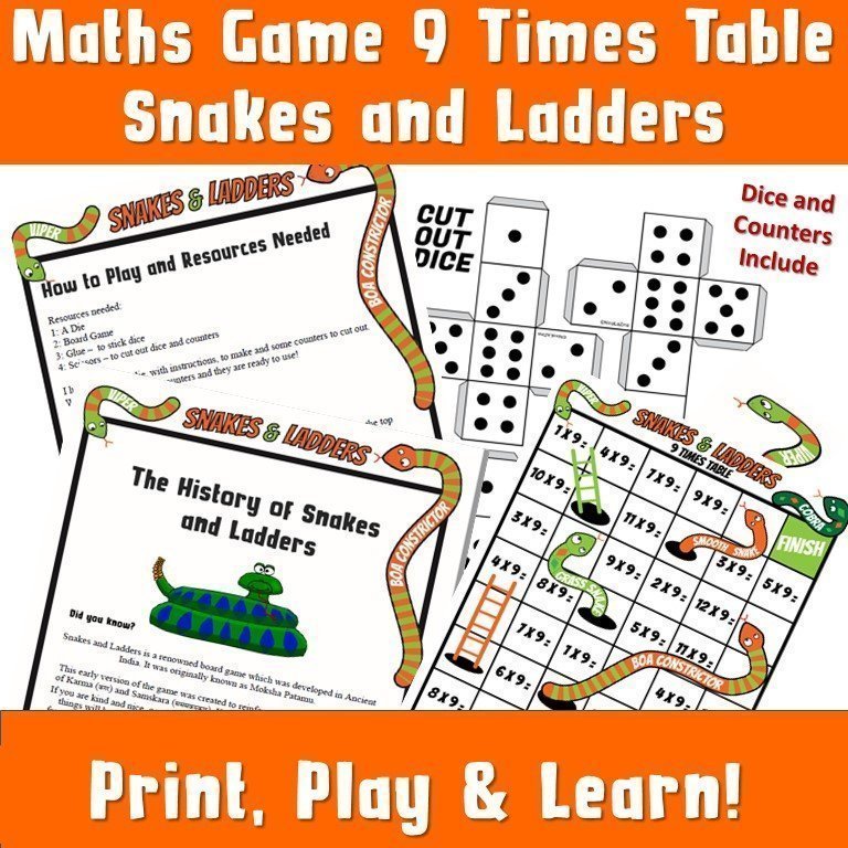Printable Times Tables Games Giveaway
