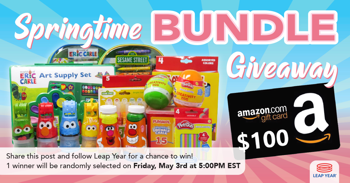 $100 Amazon Gift Card + Children’s Springtime Activities Bundle Giveaway