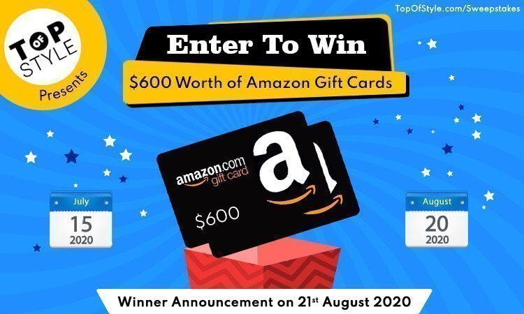 $600 Gift Cards Giveaway