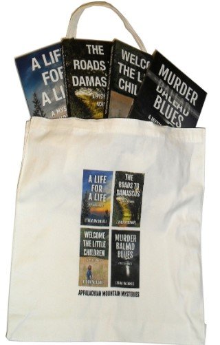 Appalachian Mountain Mysteries Book Tote + 4 Books in Series Giveaway