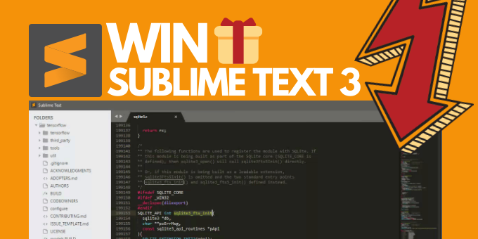 ? Sublime Text 3 Giveaway! ($80 Value)