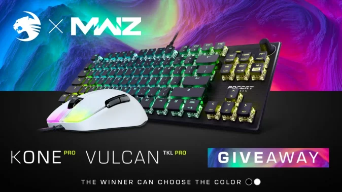 Kone Pro gaming mouse AND a Vulcan TKL Pro keyboard Giveaway