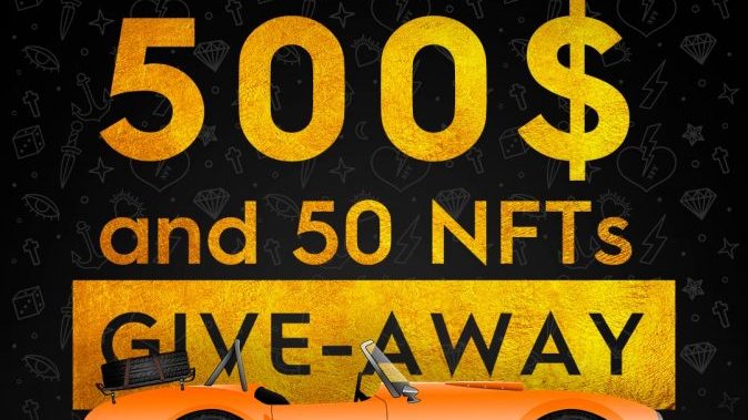 500$ and 50 NFTs Giveaway