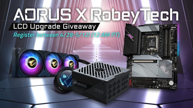 AORUS x Robeytech LCD | Upgrade Giveaway