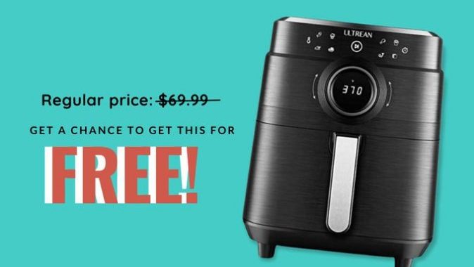 Ultrean 6 QT Air fryer & Clevast Air purifier Giveaway