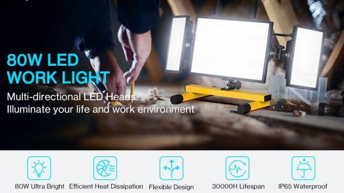 New Olafus 80W LED Work Light Giveaway