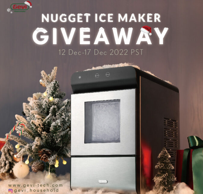 $549 Gevi Household Nugget Ice Maker Christmas Giveaway