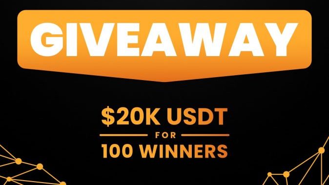 20.000 USDT for 100 winners Giveaway