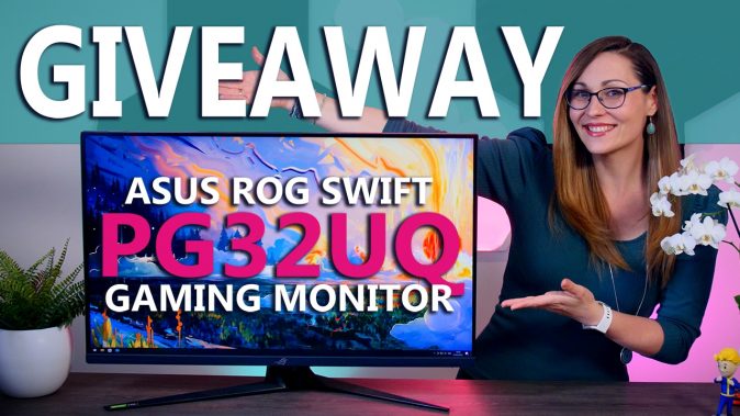 ASUS ROG PG32UQ Gaming Monitor Giveaway