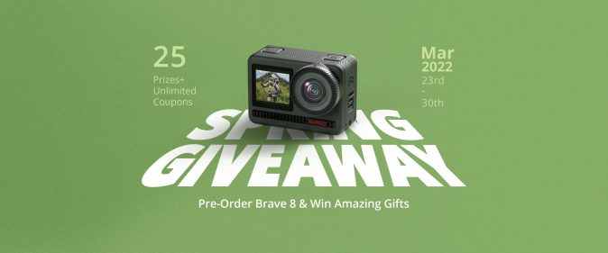 AKASO Spring Brave 8 camera Giveaway