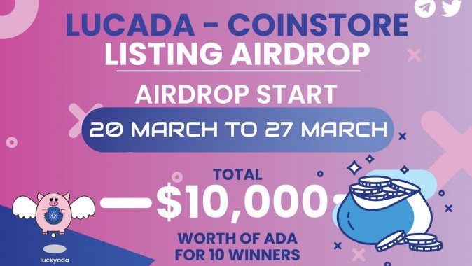 10,000 $ADA Token Giveaway