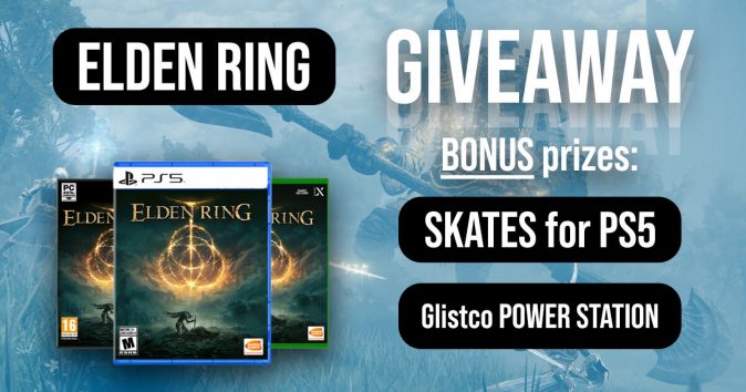 Elden Ring & Glistco Skates for PS5 and a Glistco Power Station Giveaway