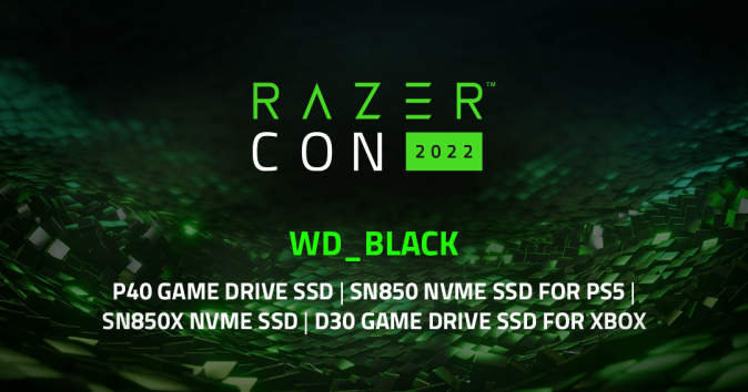 #RazerCon 2022 | WD_BLACK Giveaway