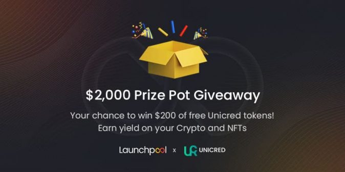 Unicred $2000 $LPOOL Token Giveaway