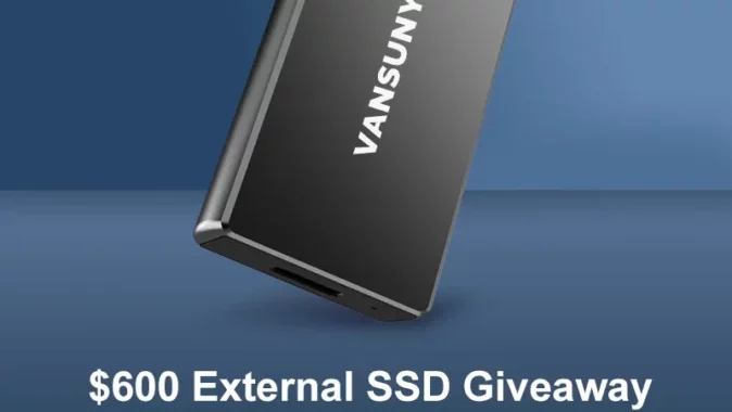 $600 External SSD 500GB Prize Pack Giveaway