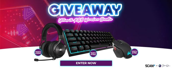 Corsair Virtuoso RGB wireless XT headset Giveaway