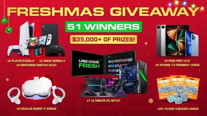 iPhone 13 Pro Max, iPad Pro 12.9″, PlayStation 5, Xbox Series X and more Giveaway